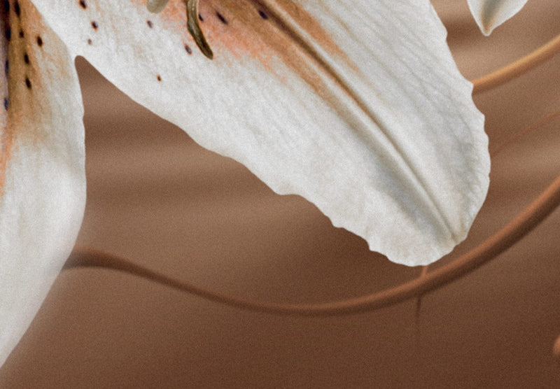 Канва с лилейно-коричневыми оттенками -Brown Grace, 93796 (x5) G-ART.