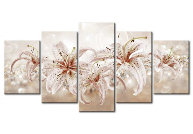 Canva with lilies on an elegant background - Music of the Tide, 91218, (x5) G-ART.