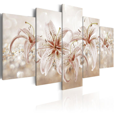 Canva with lilies on an elegant background - Music of the Tide, 91218, (x5) G-ART.