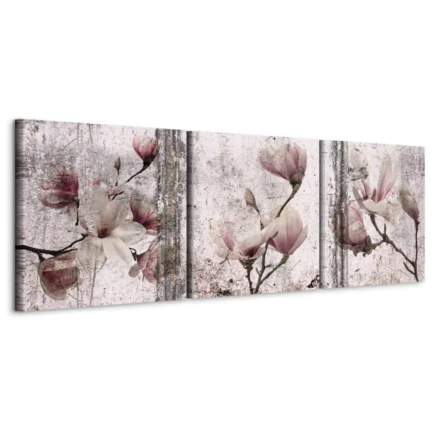 Glena ar magnoliju rozā toņos - Liriskās magnolijas (3 daļās) ART XL