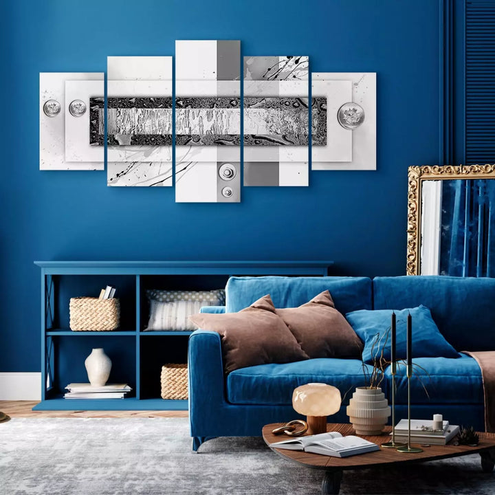 Glezna ar melnbaltu abstrakciju, 56174 ART XL