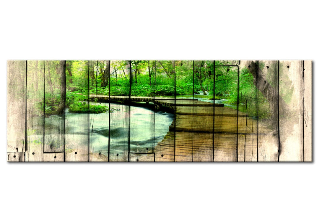 Glezna ar meža skatu - Atmiņas par mežu, 92068 (x1) G-ART.