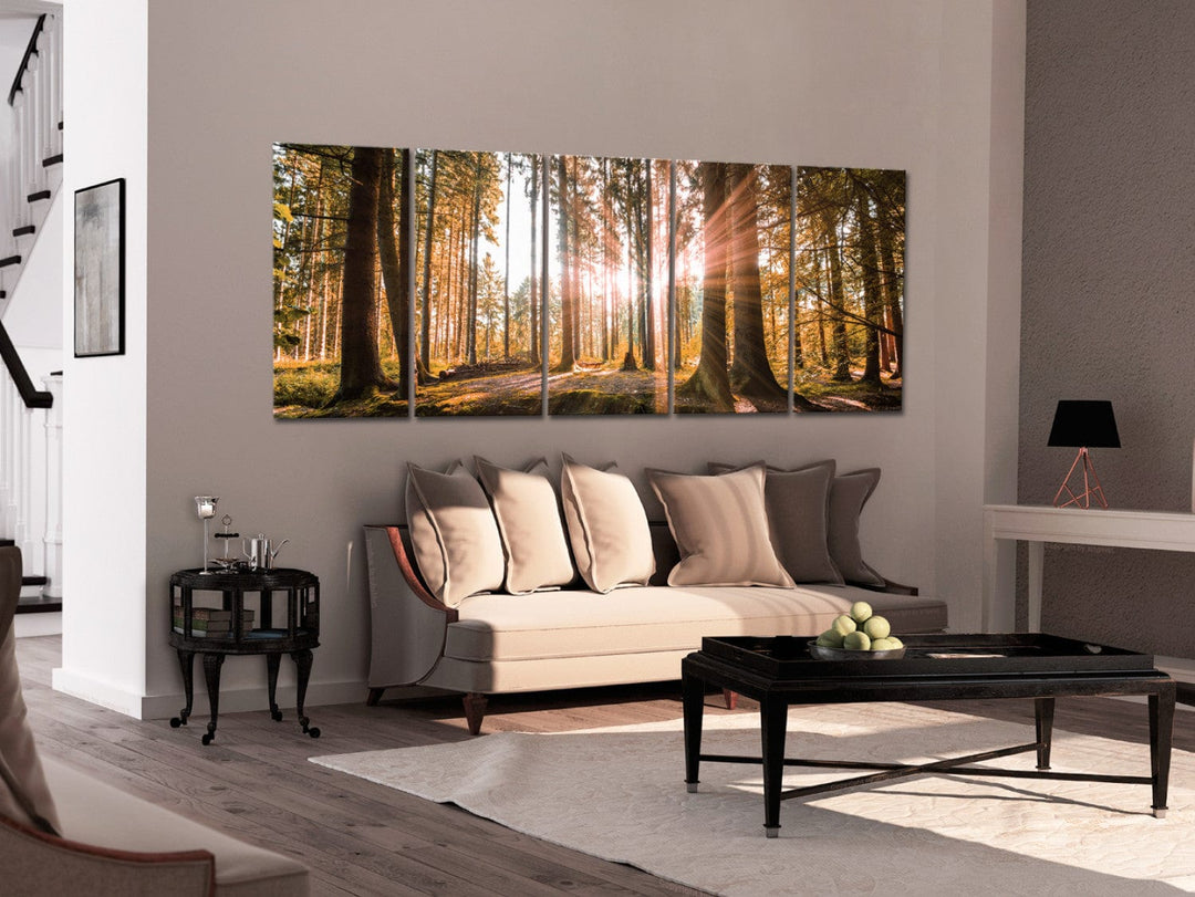 Glezna ar saulainu mežu - Dabas skaistums (x5), 98558 G-ART
