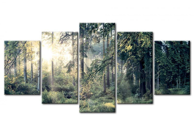 Paveikslai ant drobės su mišku - Pasakų kraštovaizdis, (x5), 91574 G-ART.