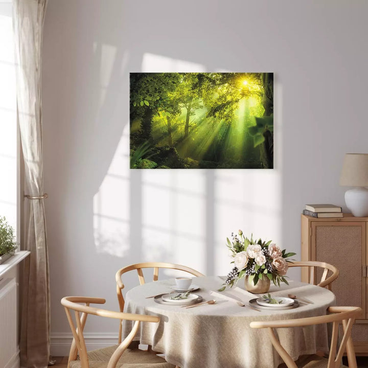 Kanva ar mežu - Saules gaismā, (x 1), 149658, zaļā krāsā ART XL