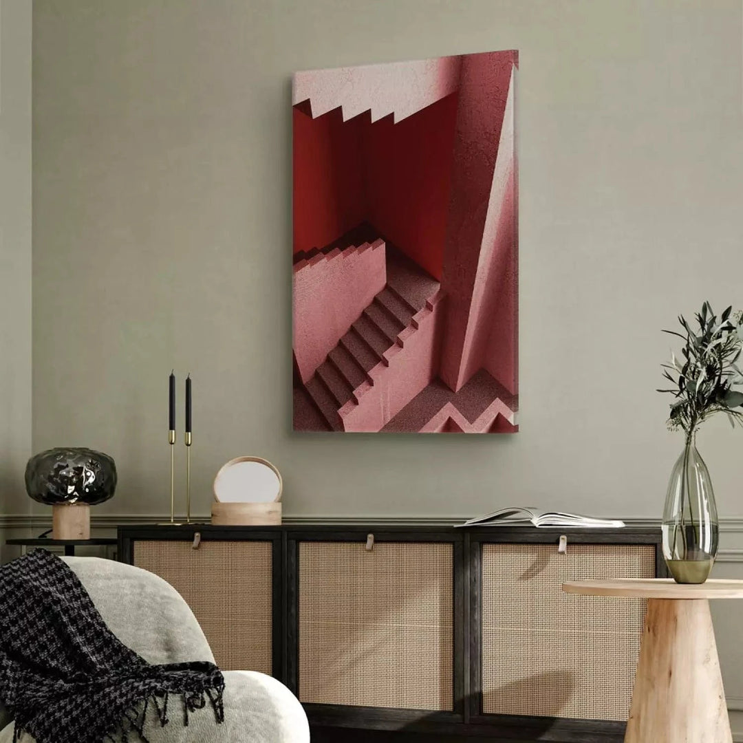 Kanva ar modernu 3D motīvu - Kāpnes uz nekurieni - modernai istabai G-ART