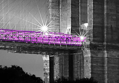 Канва с New York, серый и фиолетовый - Amethyst New York, 58410 (x5) G-ART.