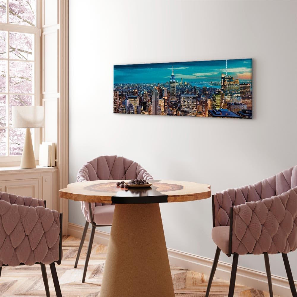 Kanva ar Ņujorku - Zilā metropole - zilā krāsā ART XL