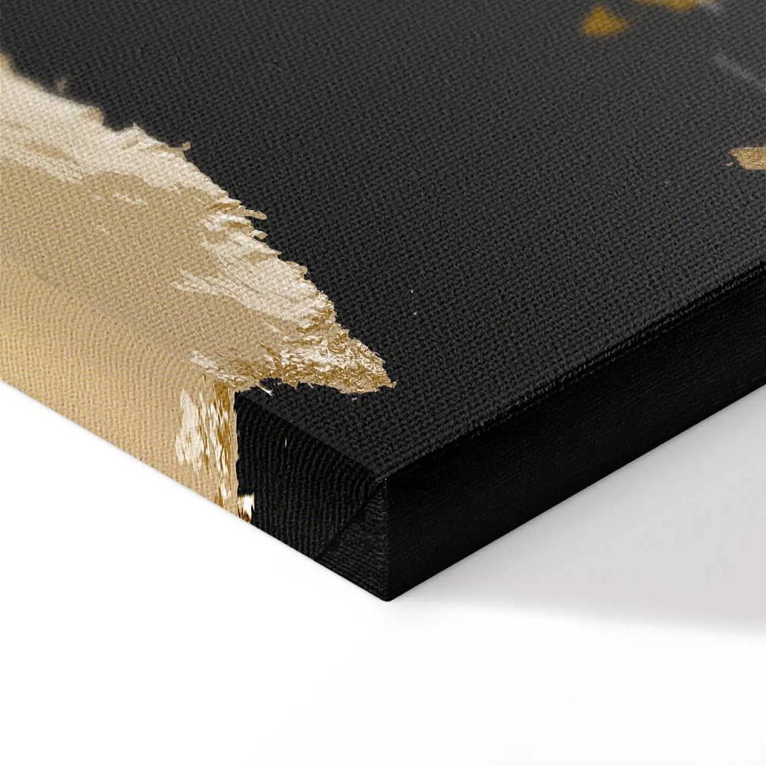 Glezna ar pasaules karti brūna krāsā uz melna - Mūsdienu estētika ART XL