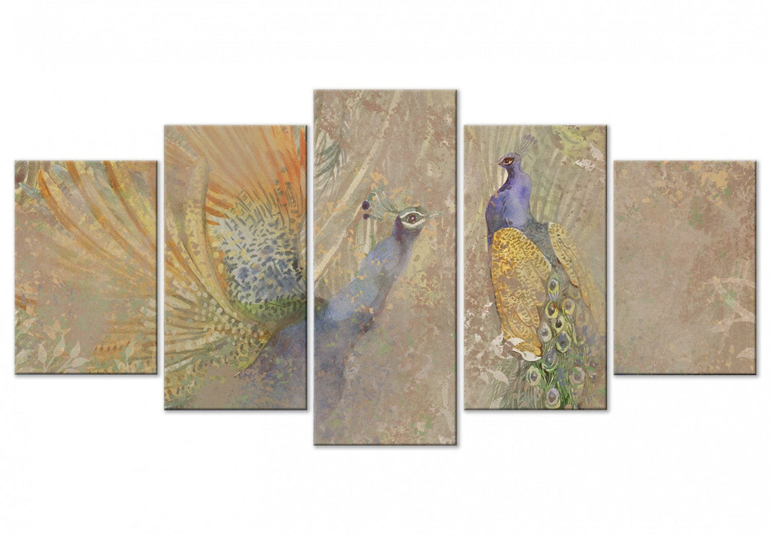 Glezna ar pāviem - Pāvu dejas, 142396  G-ART