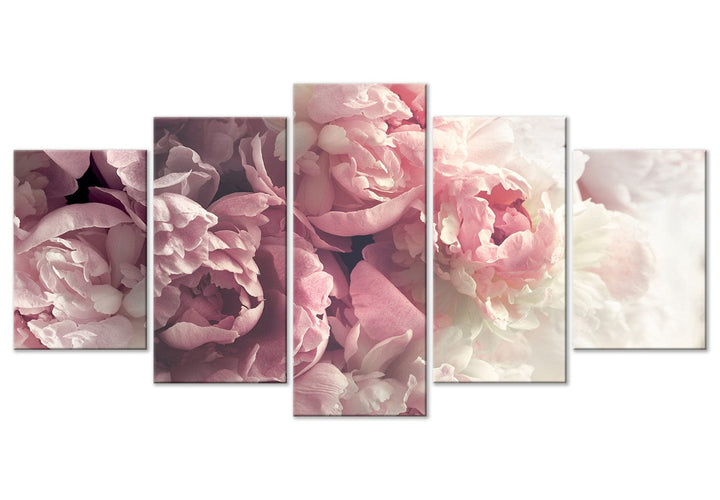 Glezna ar peonijām - Retro peonijas, (x 5), 150279 G-ART