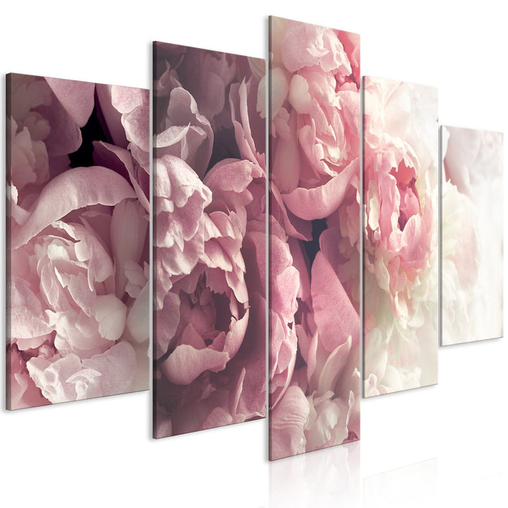 Glezna ar peonijām - Retro peonijas, (x 5), 150279 G-ART