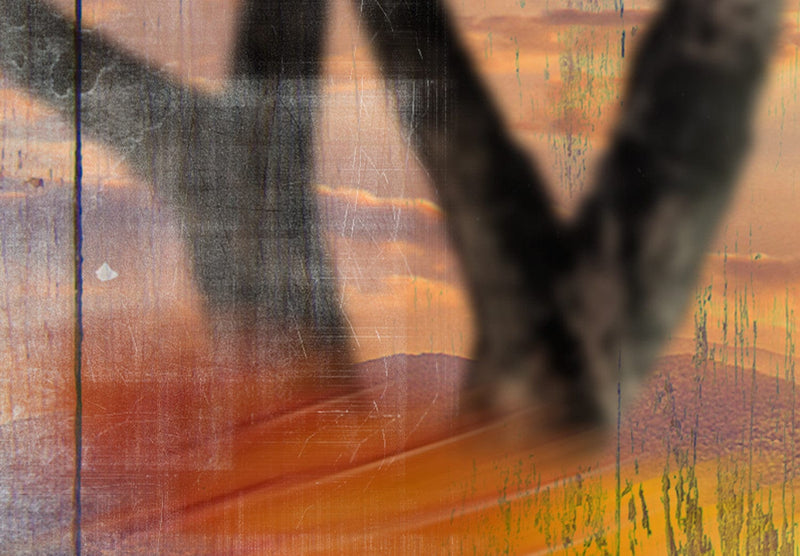 Paveikslai ant drobės su rudens peizažu - Mylinčiųjų ruduo, (x5), 93006 G-ART.