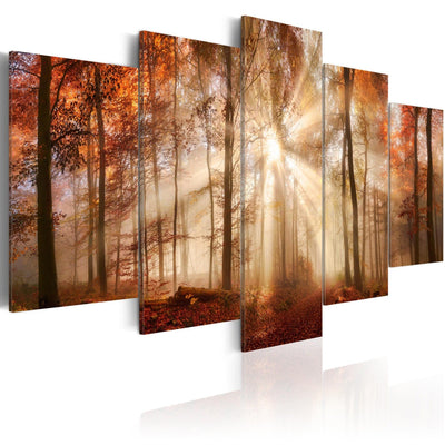 Canva with autumn forest - Forest Mist, 94227, (x5) G-ART.