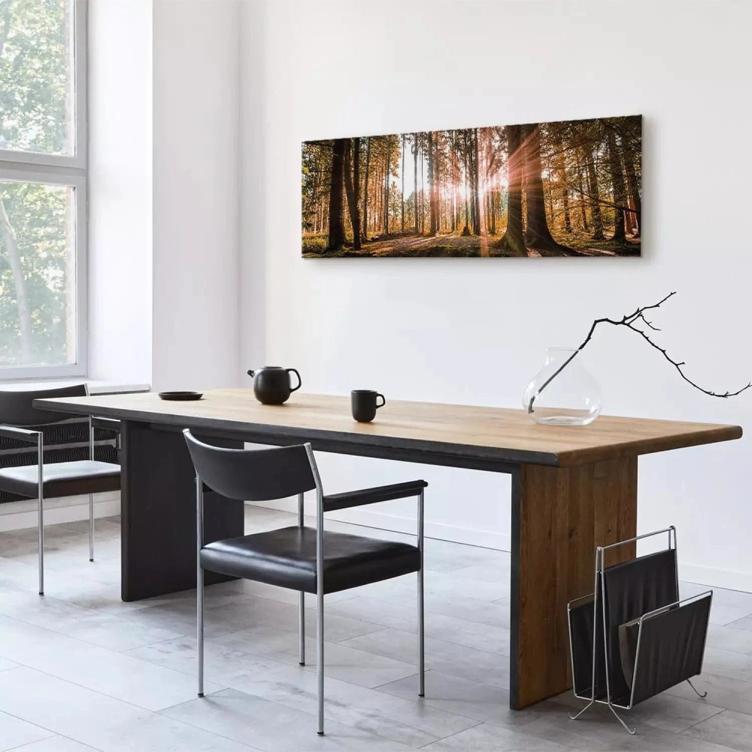 Kanva ar saulainu mežu - Mazie dabas brīnumi, (x 1), zaļā krāsā G-ART