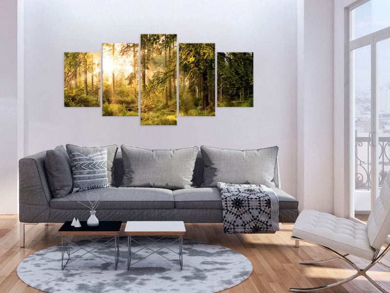 Seinapildid päikesepaistelise metsaga - Forest Magic, 91573, (x5) G-ART.