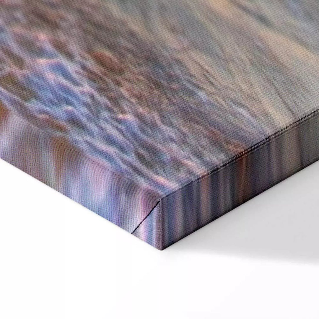 Glezna ar saulrietu un jūru - Tikšanās saulrietā (5 daļas), oranžā ART XL