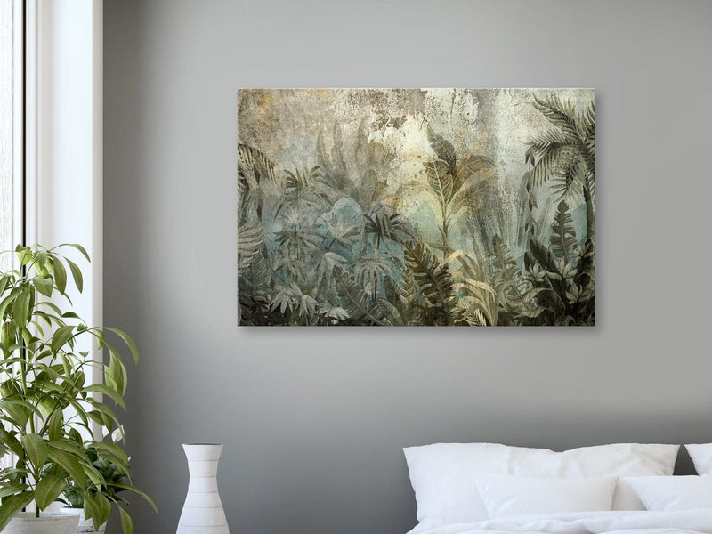 Canva - with tropical jungle in dark green shades, 151464 G-ART