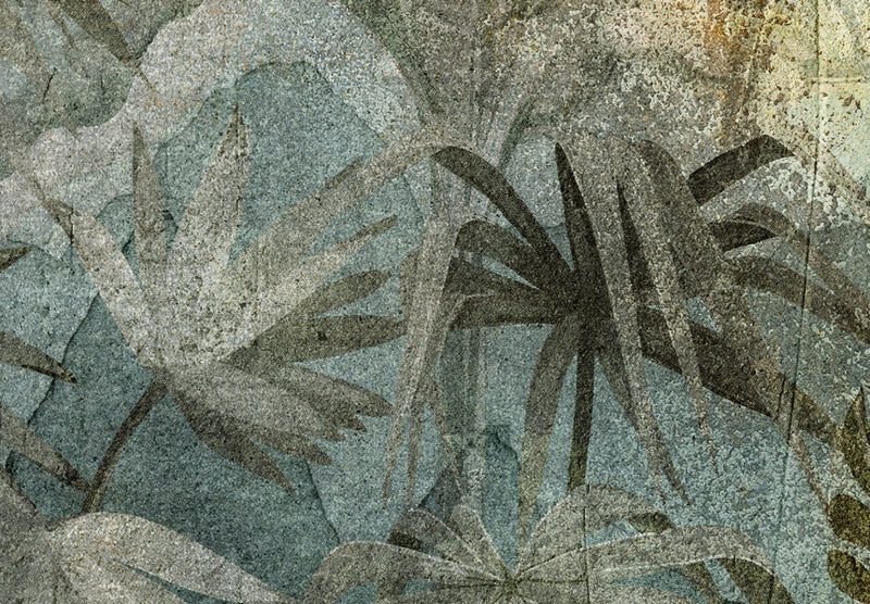Канва - с тропическими джунглями в темно-зеленых тонах, 151464 G-ART