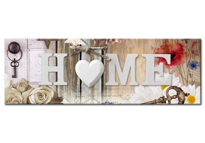 Glezna ar uzrakstu HOME mājīgam interjeram, (x1), 94917 G-ART.