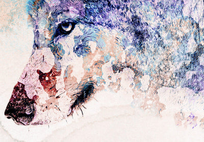 Canva with wolf - Lone Wolf, (x 5), 126925 G-ART.