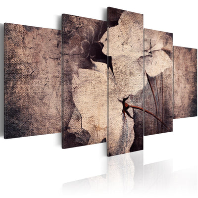 Canvas-taulut vintage-kukilla - Garden of Time, (x5), 92673 G-ART.