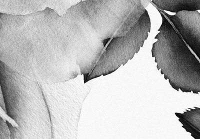 Kanva ar ziediem - Rožu kompozīcija, (x 5), melnbalta, 118362 G-ART.
