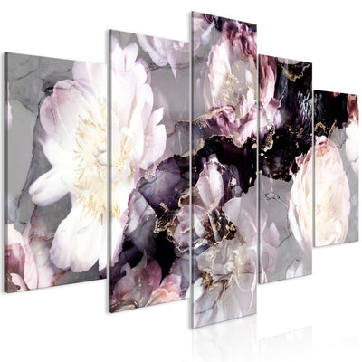 Canva with flowers on abstract background - Grandma's Day, (x 5), 150284 G-ART.