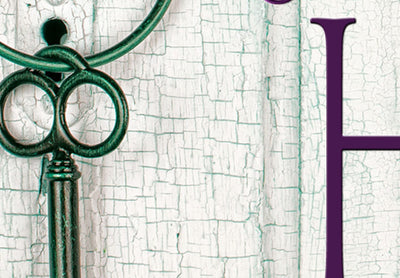 Canva - Key on emerald background, 55743 (x5) G-ART.