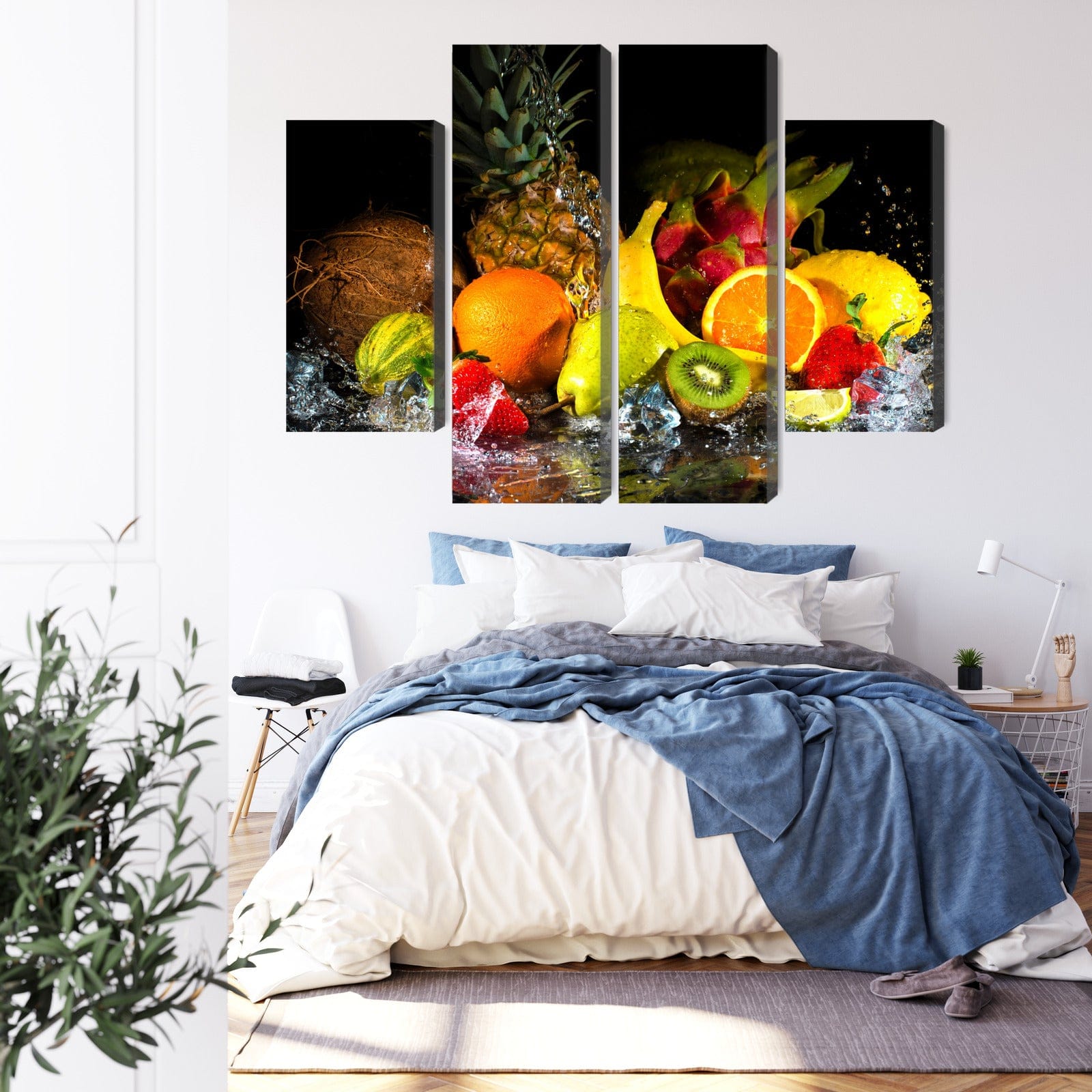 Kanva - Augļi ar ūdens šļakatām, N-3047 X-ART