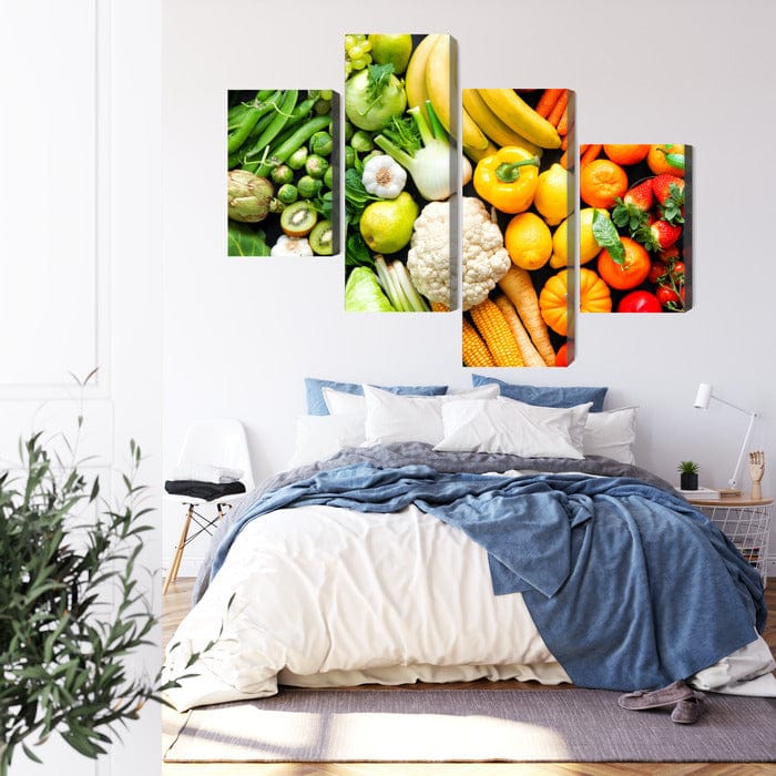 Kanva - Augļi un dārzeņi varavīksnes krāsās, N-2983 X-ART