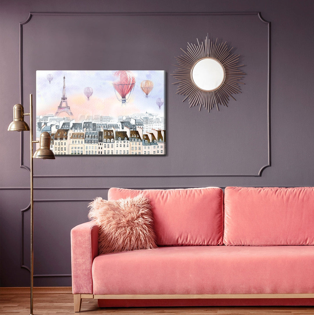 Kanva - Baloži, lidojot virs Parīzes, N-1087 X-ART