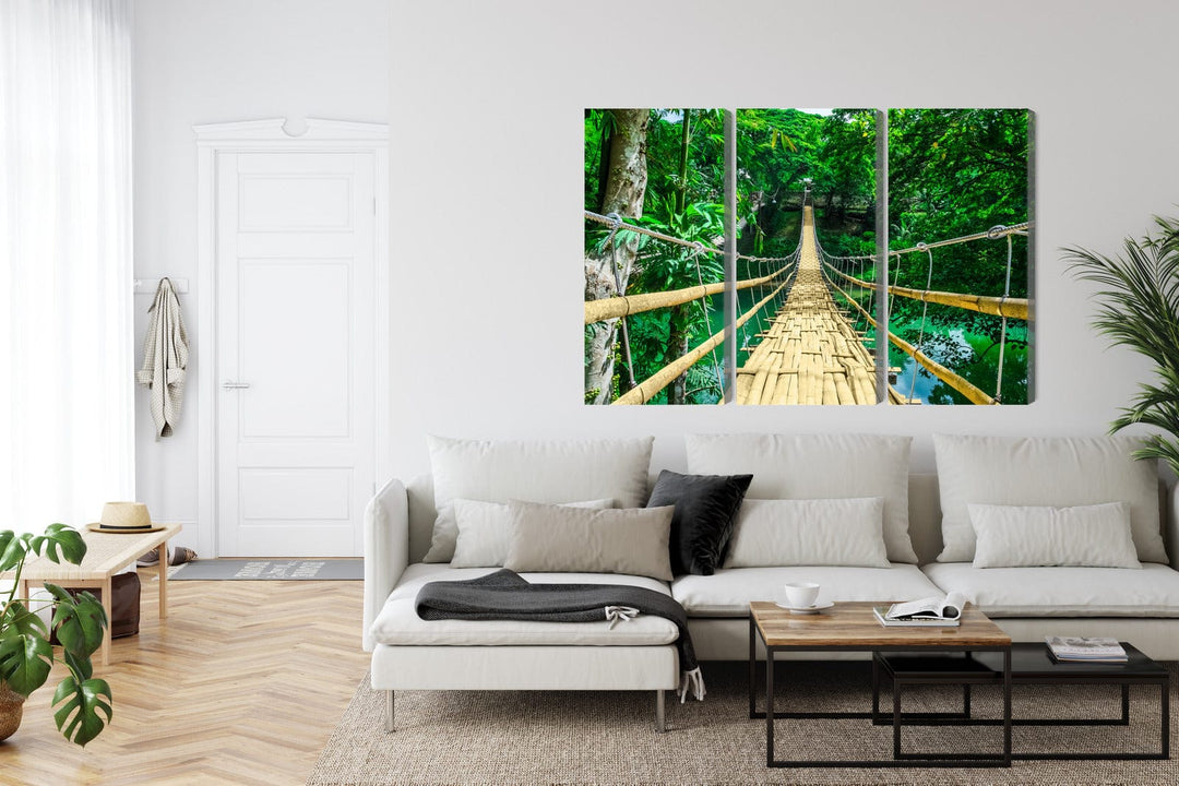 Kanva - Bambusa tilts lietus mežā, N-1929 X-ART