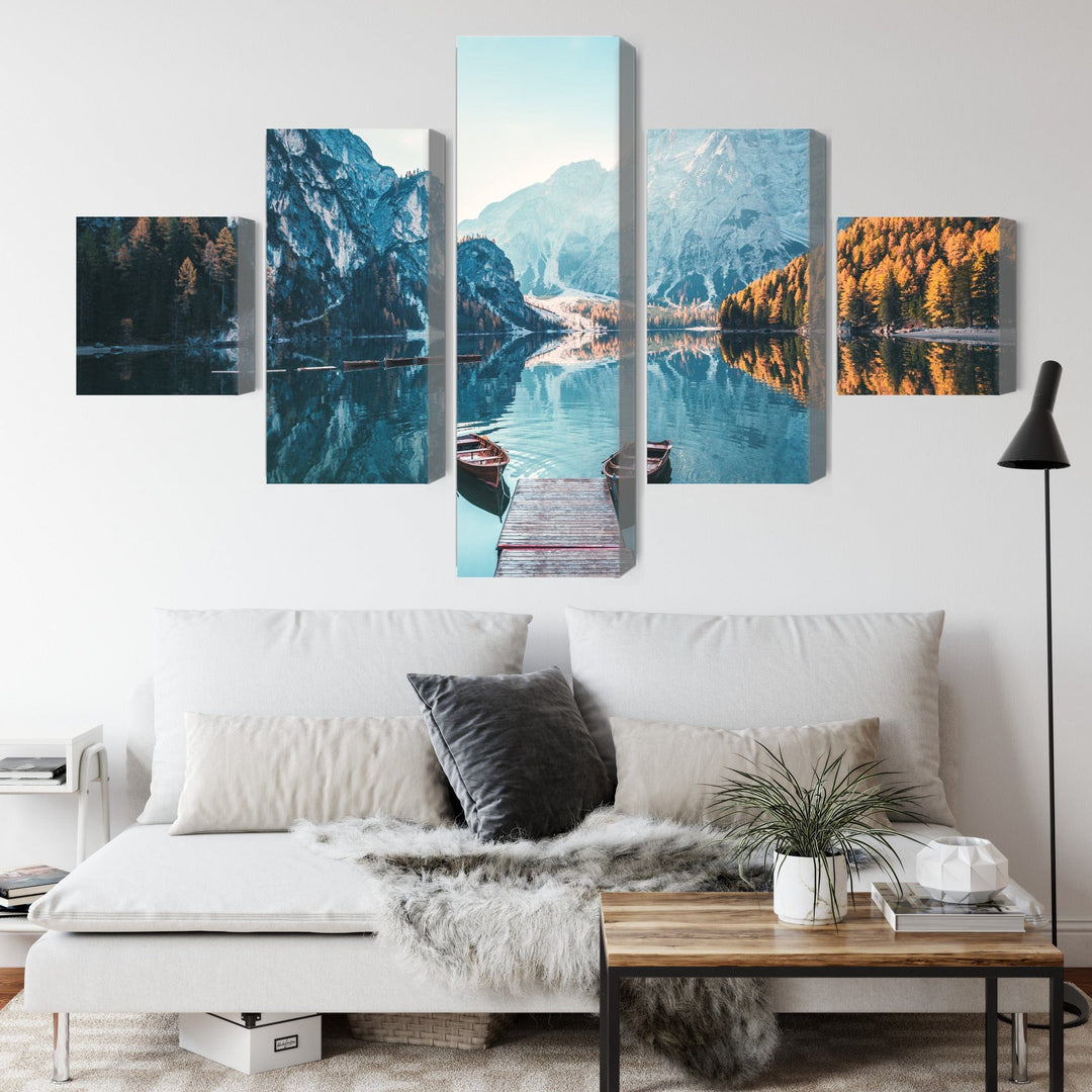 Kanva - Braies ezers Itālijas Dolomītos 3D, N-4404 X-ART