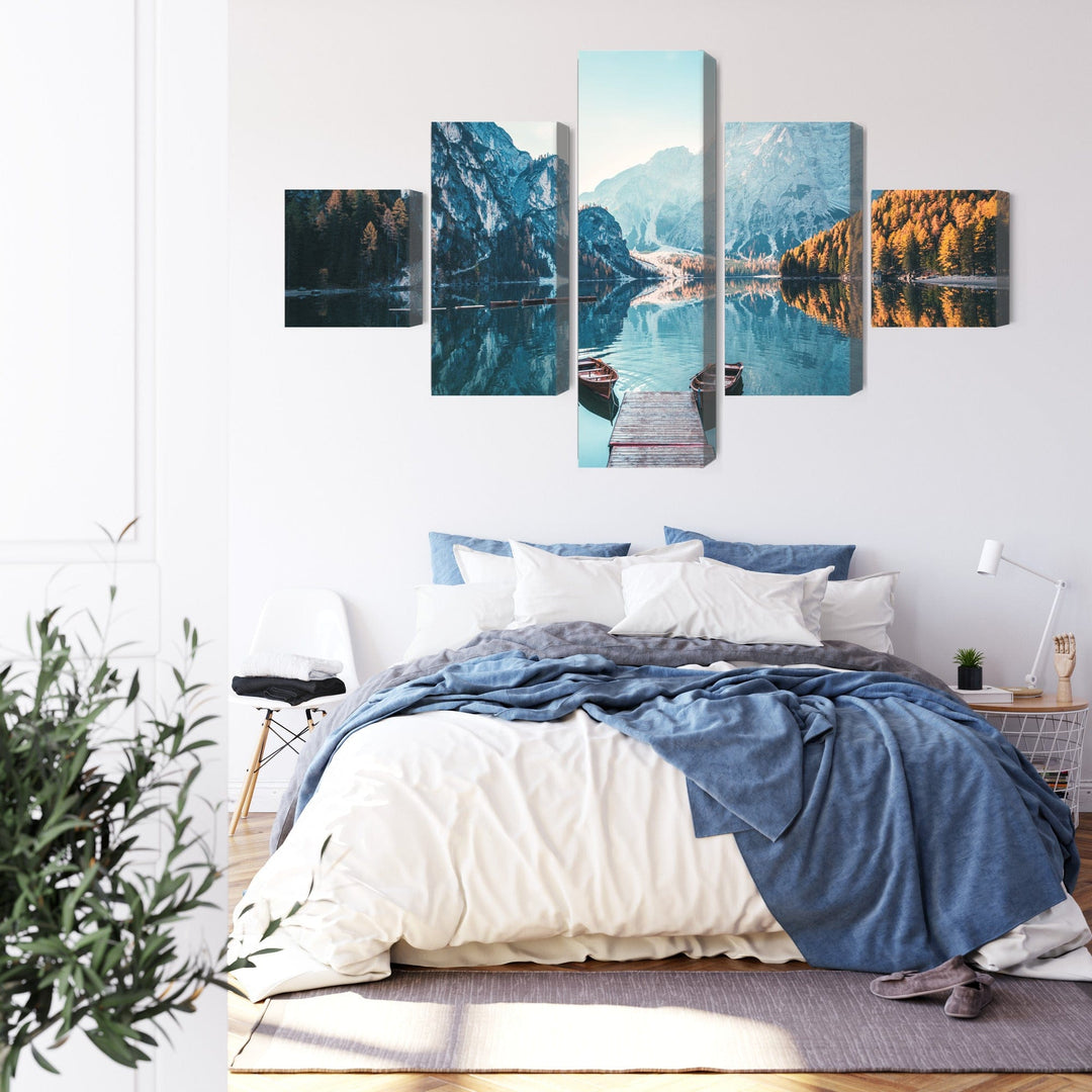 Kanva - Braies ezers Itālijas Dolomītos 3D, N-4404 X-ART