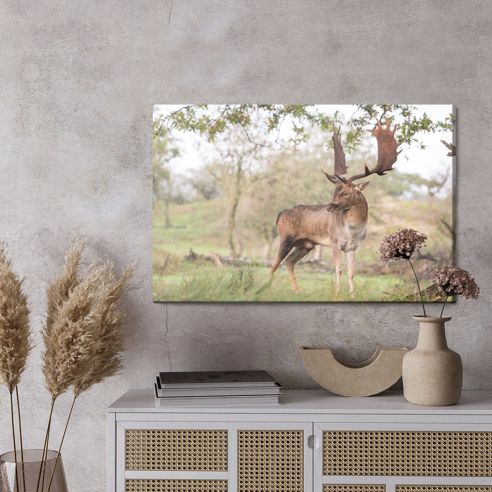 Kanva - Briedis ar krāšņiem ragiem, N-1024 X-ART