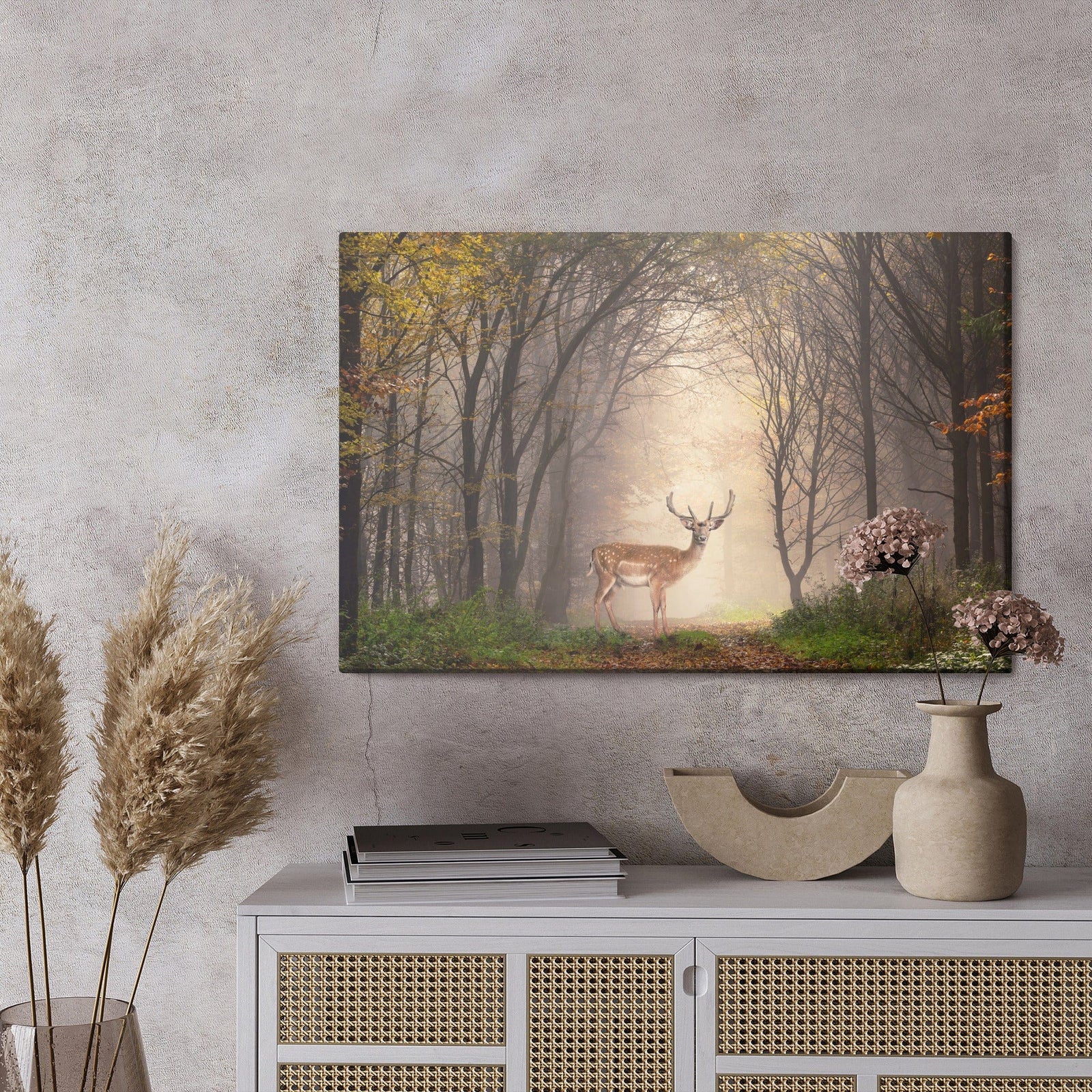 Kanva - Briedis meža vidū, N-976 X-ART