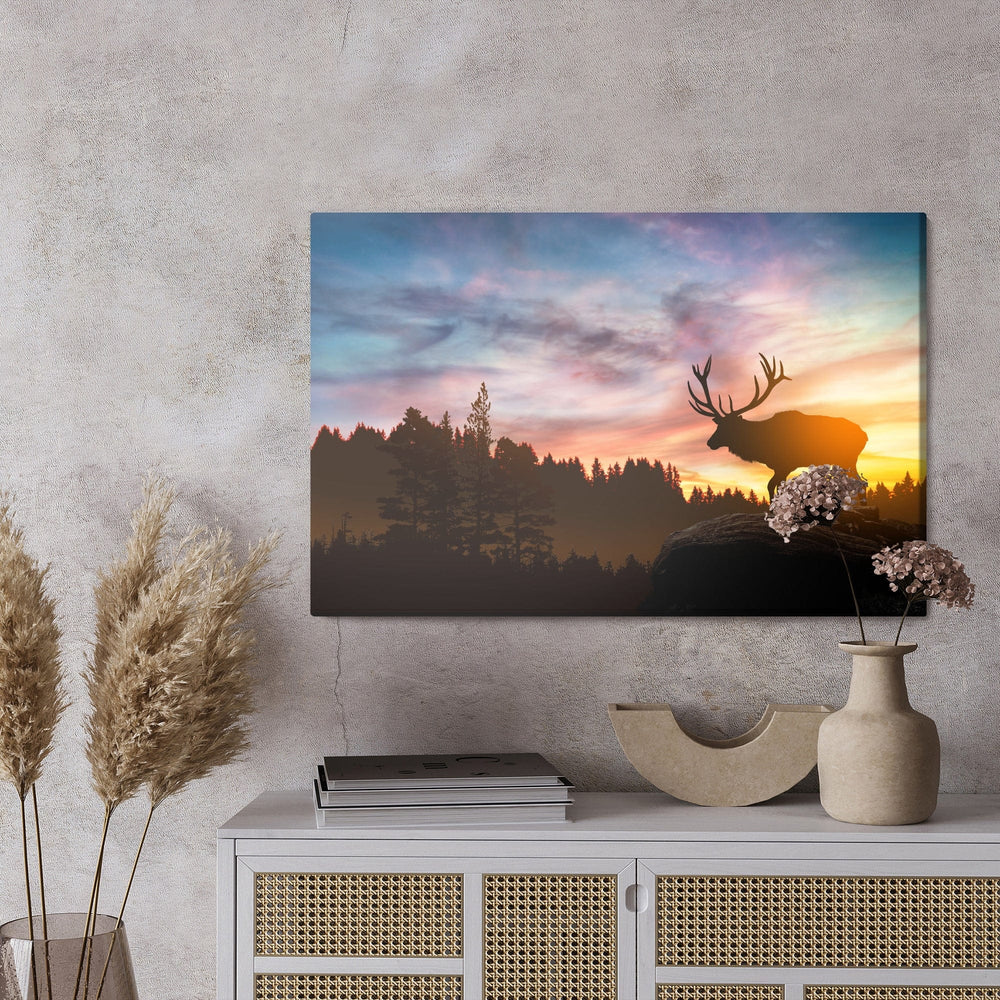 Kanva - Briedis saulrietā, N-752 X-ART