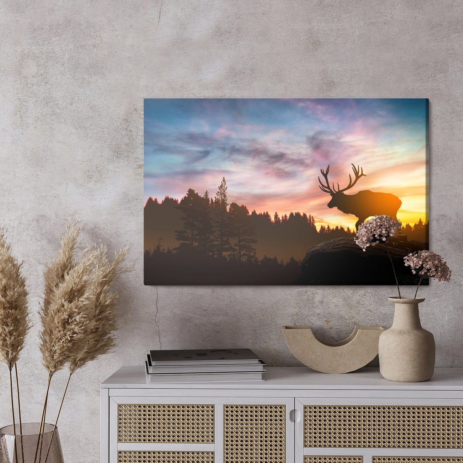 Kanva - Briedis saulrietā, N-752 X-ART