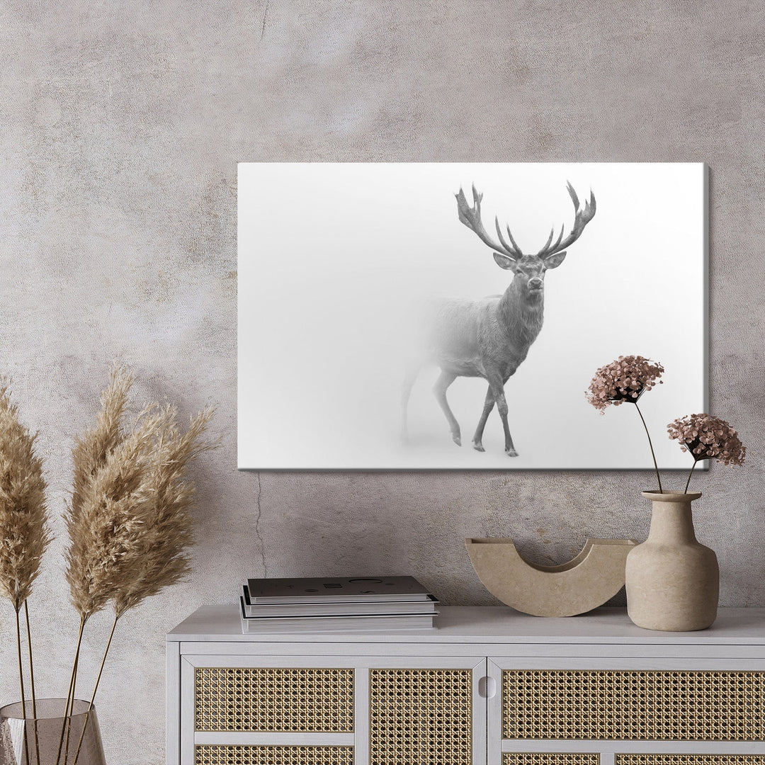 Kanva - Brieži melnā un baltā, N-745 X-ART