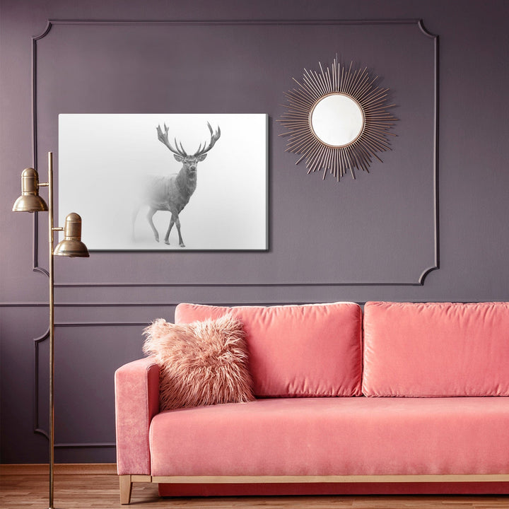 Kanva - Brieži melnā un baltā, N-745 X-ART