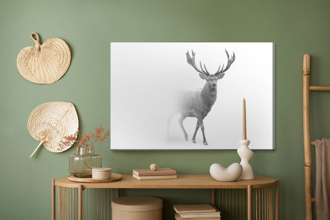 Kanva - Brieži melnā un baltā, N-745 X-ART