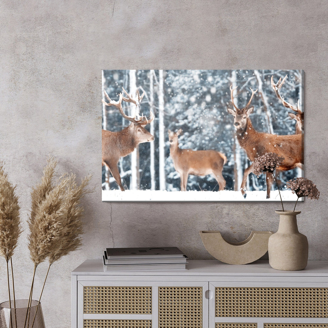 Kanva - Briežu bars ziemas mežā, N-1011 X-ART