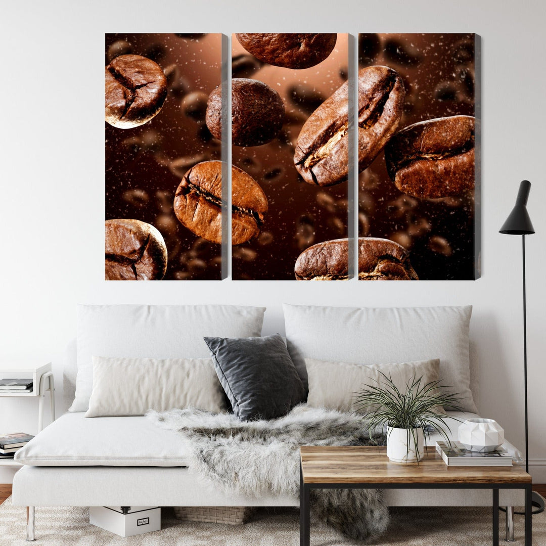 Kanva - Brūnas kafijas pupiņas, N-3110 X-ART