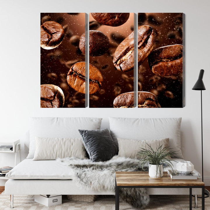 Kanva - Brūnas kafijas pupiņas, N-3110 X-ART