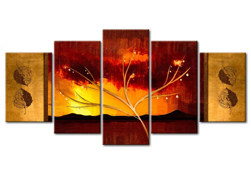 Canva in shades of brown and orange - East Wind, 92719 (x5) G-ART.