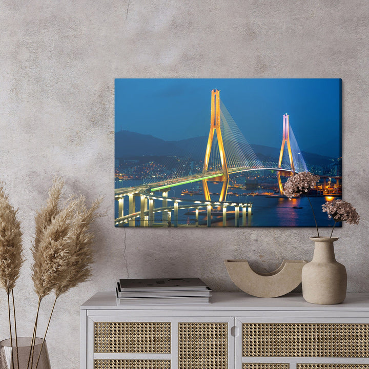 Kanva - Busanas ostas tilts, Dienvidkoreja X-ART