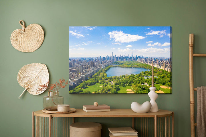 Kanva - Centrālā parka skats no gaisa Ņujorkā, N-1417 X-ART