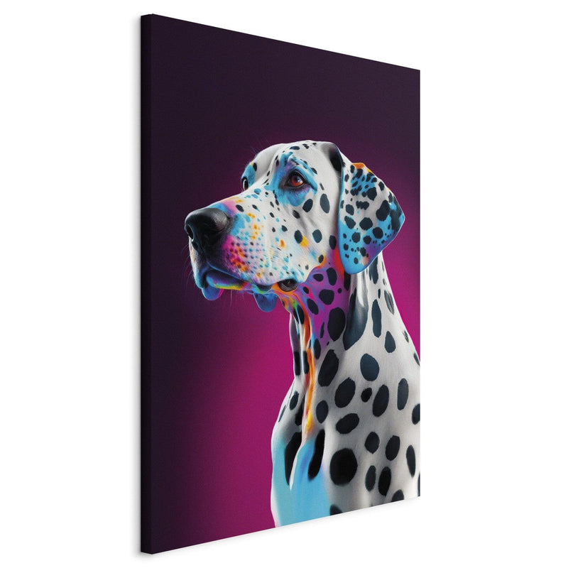 Kanva - Dalmācietis - plankumains suns rozā istabā, 150228 G-ART