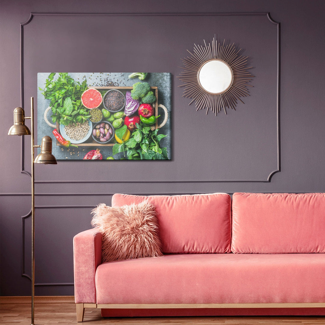 Kanva - Dārzeņi, augļi un garšvielas, N-674 X-ART